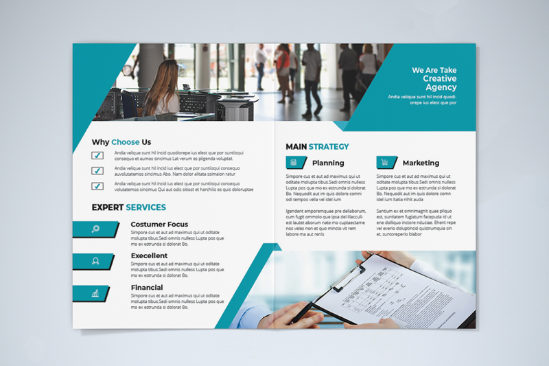 bifold-business-brochure-template