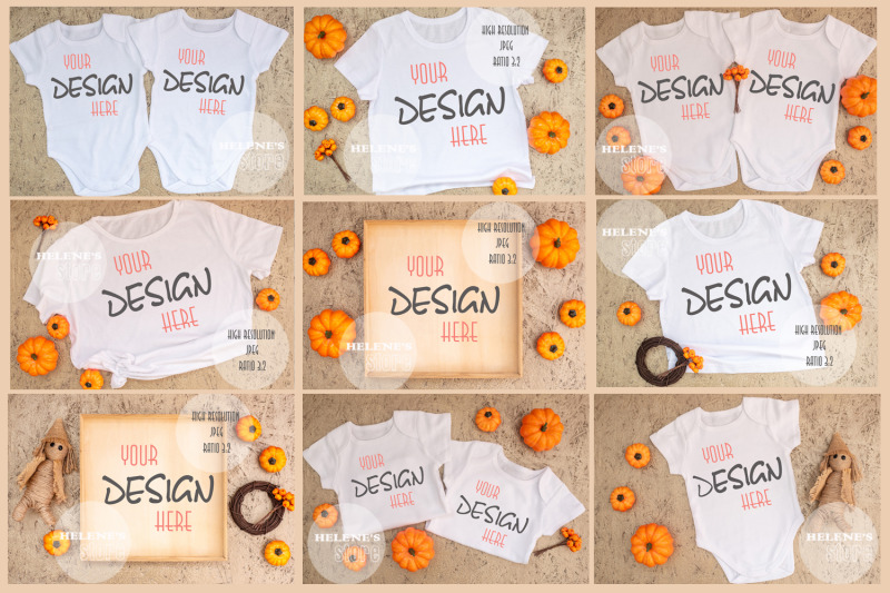 fall-mockup-bundle-autumn-styled-blank-flat-lay-shirt-baby-bodysuit