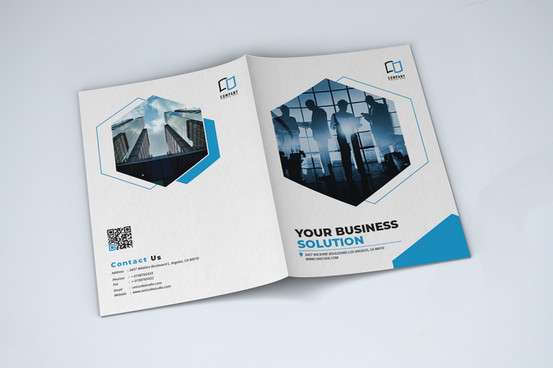 bifold-business-brochure-template