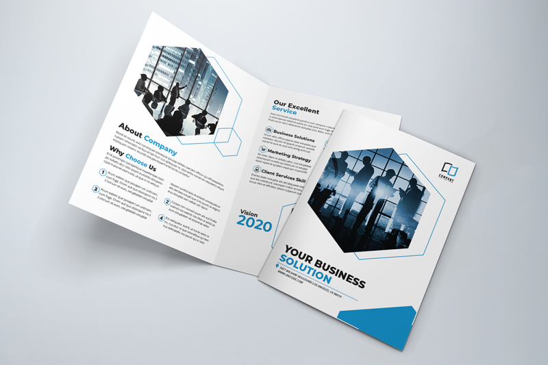 bifold-business-brochure-template