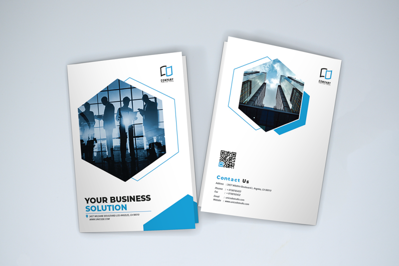 bifold-business-brochure-template