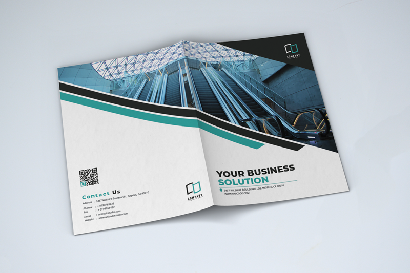 bifold-business-brochure-template