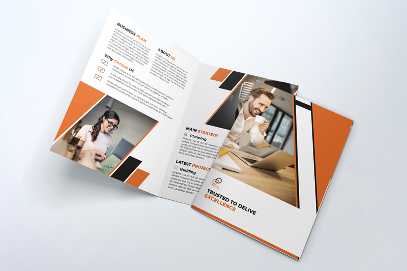 bifold-business-brochure-template