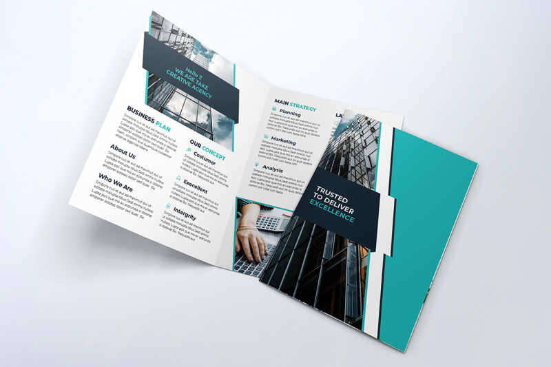 bifold-business-brochure-template