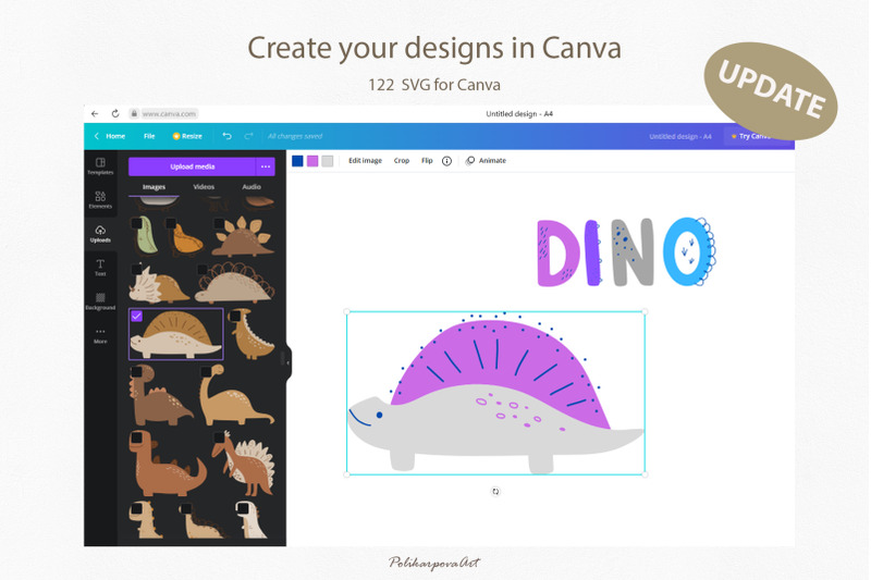 dinosaur-clipart-and-kids-pattern