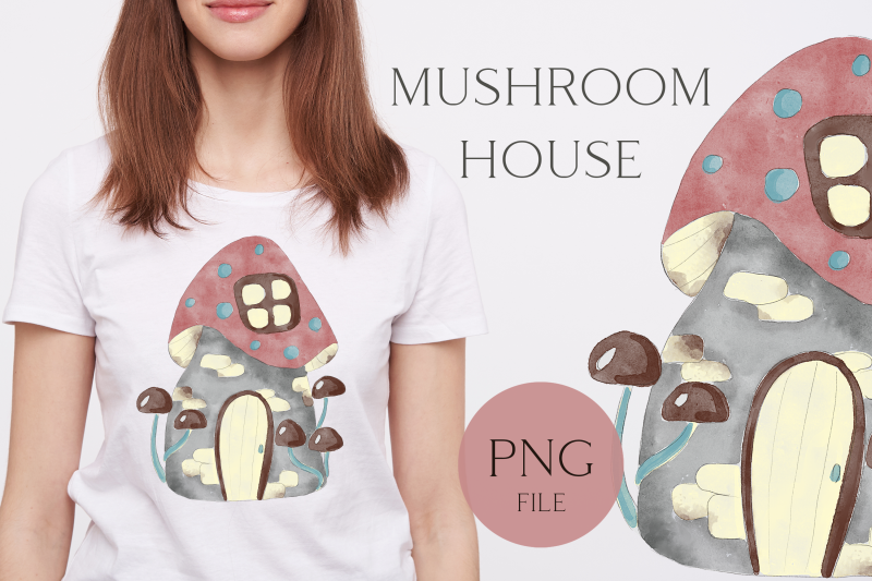 sublimation-house-gnome-mushroom-png-disign-autumn-halloween