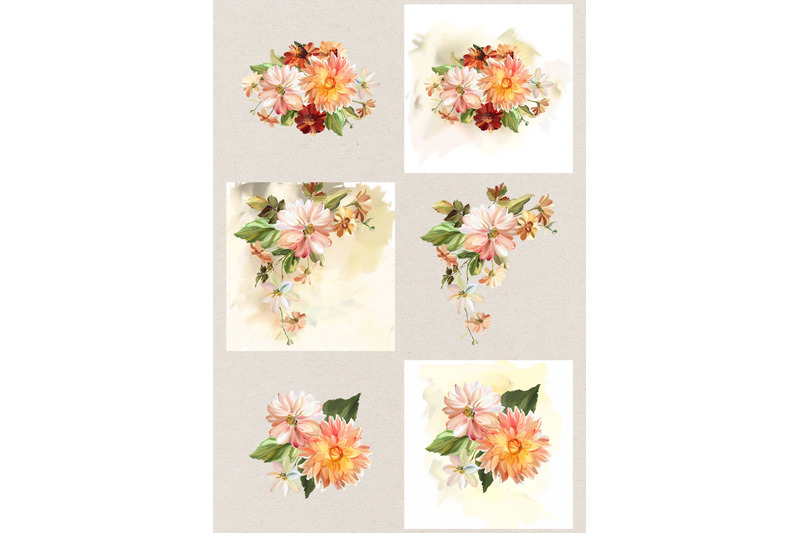 autumn-bouquets-of-dahlias-fall-floral-bouquets