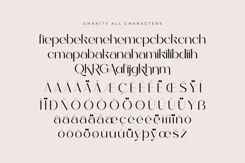 ghakity-typeface