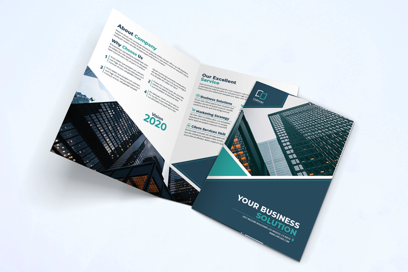 bifold-business-brochure-template