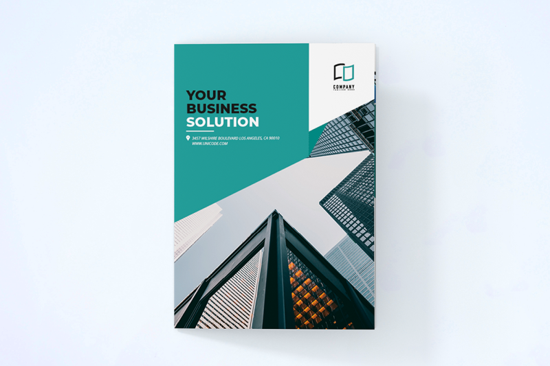 bifold-business-brochure-template