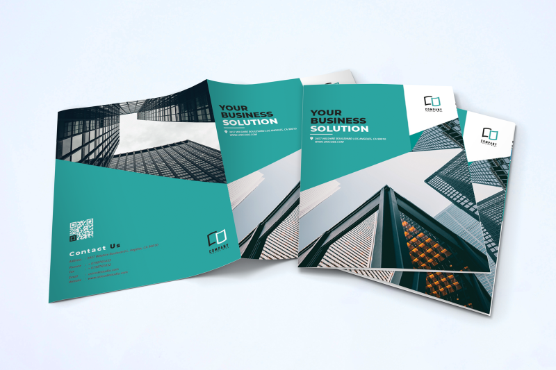 bifold-business-brochure-template