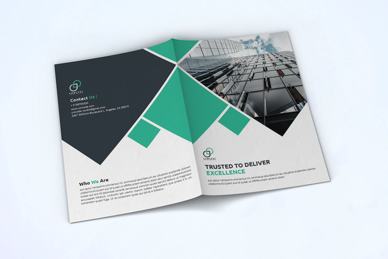 bifold-business-brochure-template