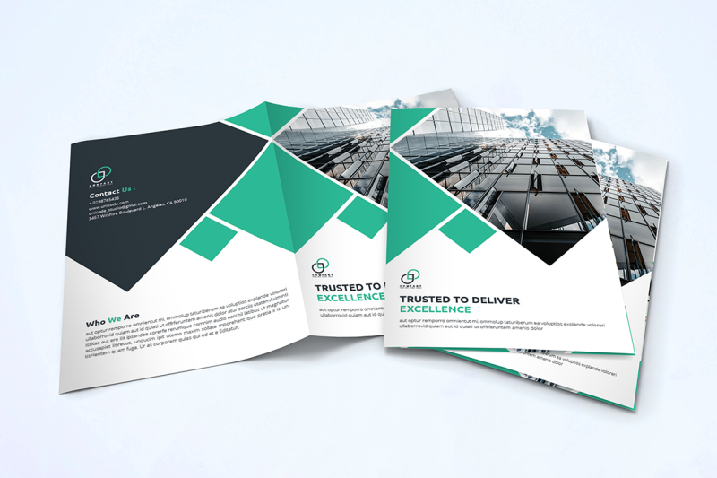 bifold-business-brochure-template