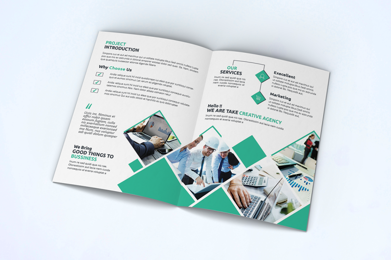 bifold-business-brochure-template