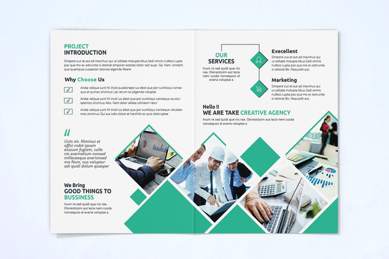 bifold-business-brochure-template