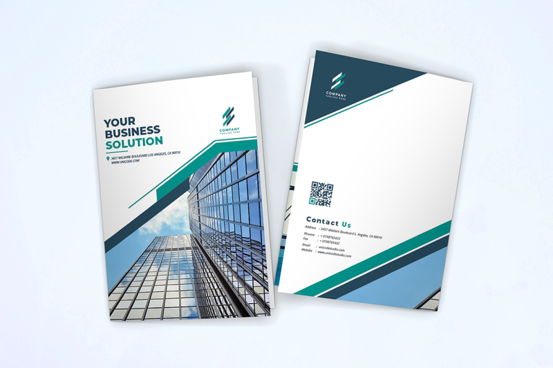 bifold-business-brochure-template