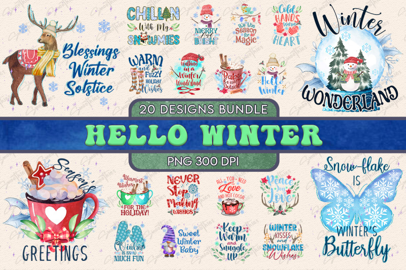 hello-winter-t-shirt-design-bundle