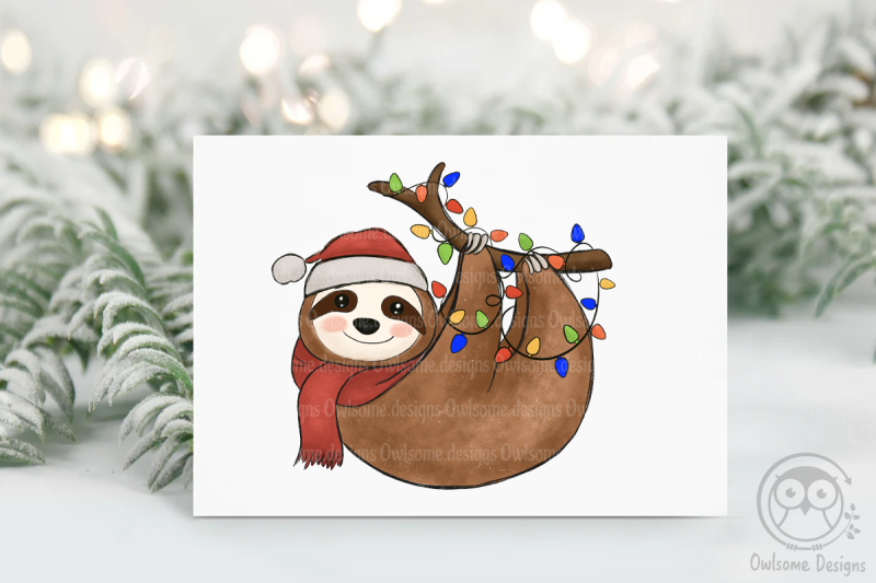 sloth-christmas-sublimation