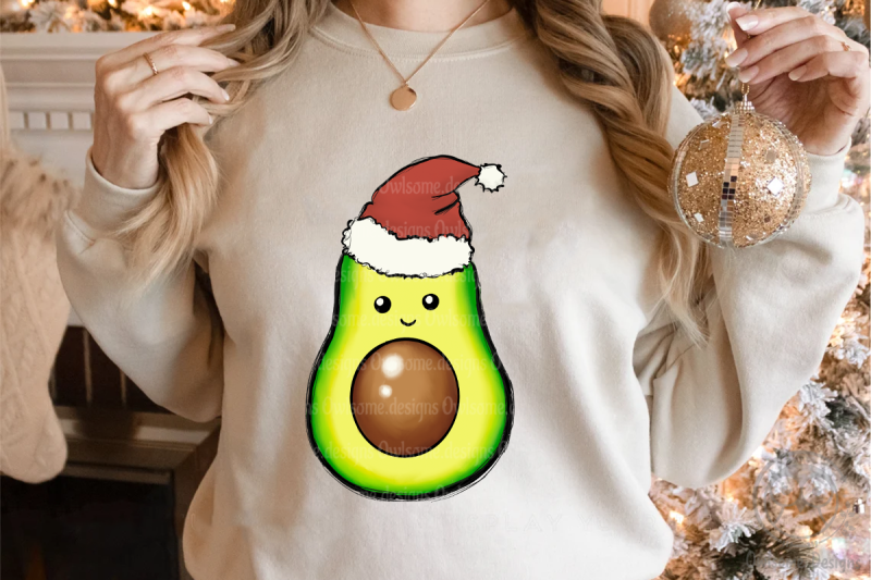 avocado-christmas-sublimation