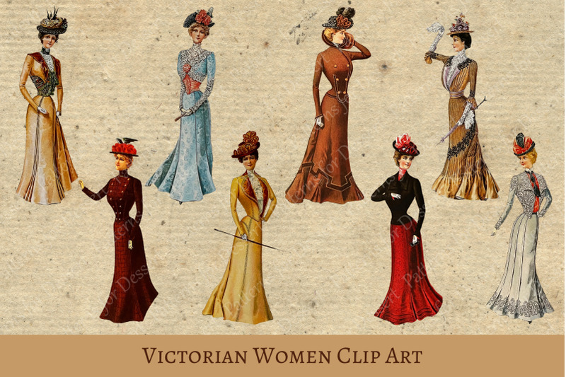 victorian-women-vintage-clip-art-ii