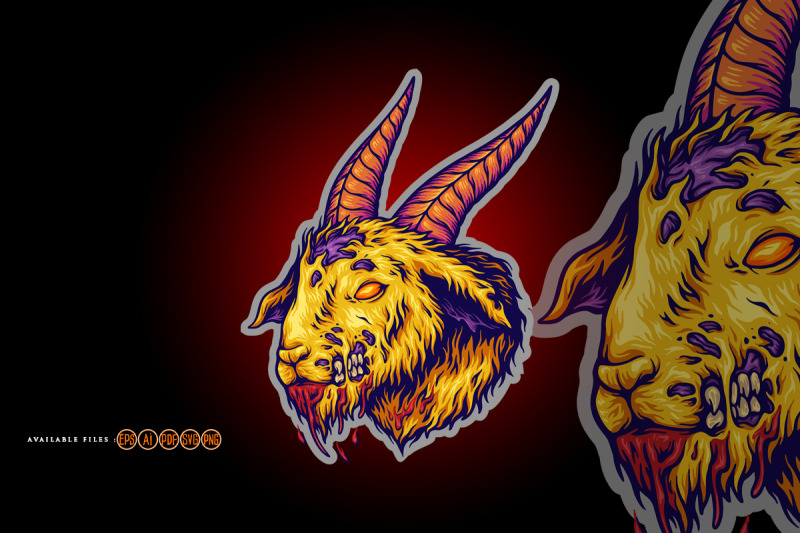 scary-mountain-goat-head-svg