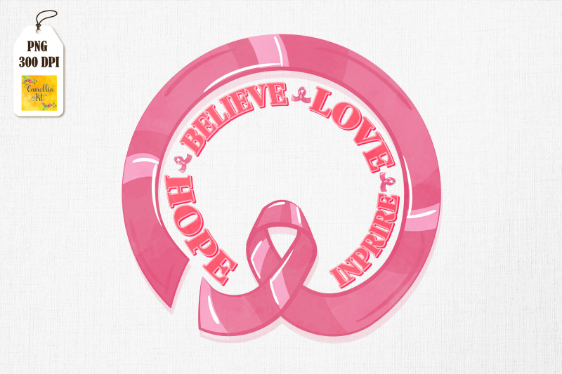 believe-love-hope-ribbon-breast-cancer