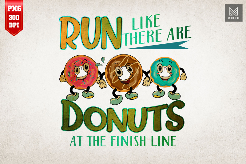 funny-running-donut-finish-line