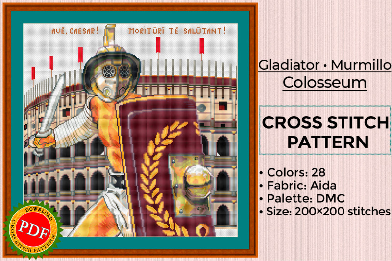 gladiator-cross-stitch-pattern-murmillo-colosseum