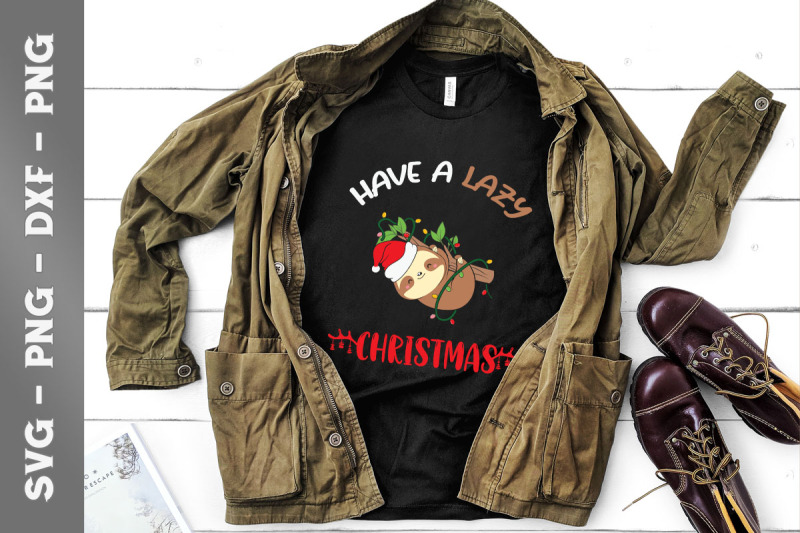 have-a-lazy-christmas-sloth-santa-hat