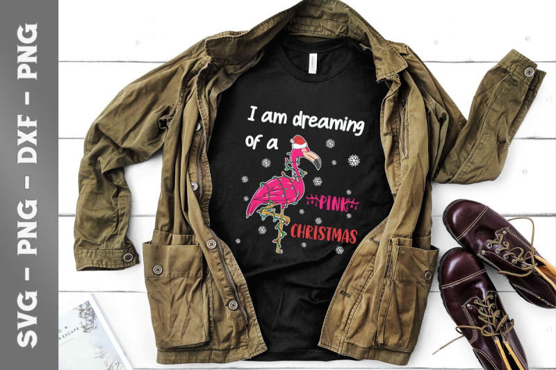 dreaming-pink-christmas-cute-flamingo