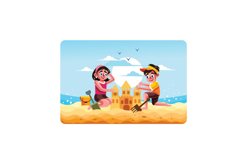 children-building-a-sand-castle-on-beach