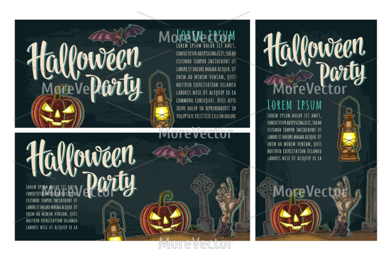 posters-illustration-pattern-halloween-engraving