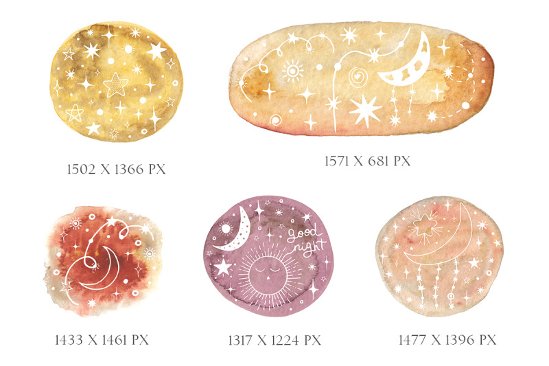 watercolor-stars-spots-clipart