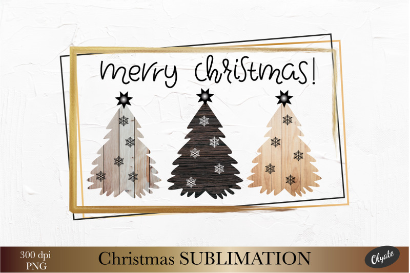 rustic-christmas-tree-png-christmas-tree-sublimation