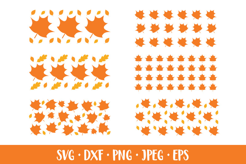maple-leaves-can-glass-wrap-svg-fall-glass-can-bundle