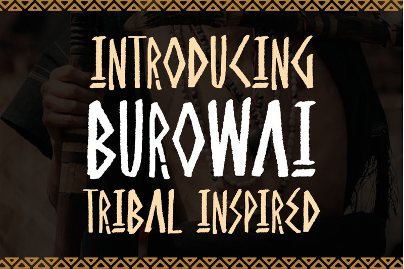 burowai-tribal-font