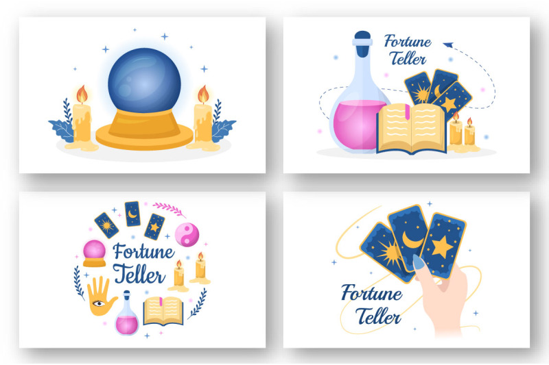 10-fortune-teller-flat-illustration