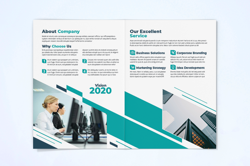 bifold-business-brochure-template