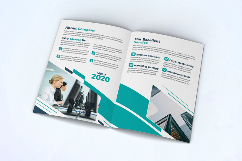 bifold-business-brochure-template