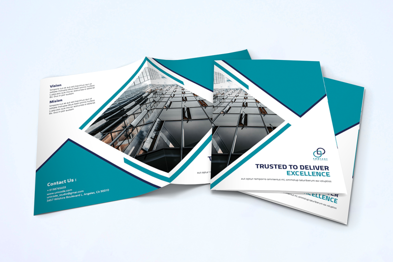 bifold-business-brochure-template