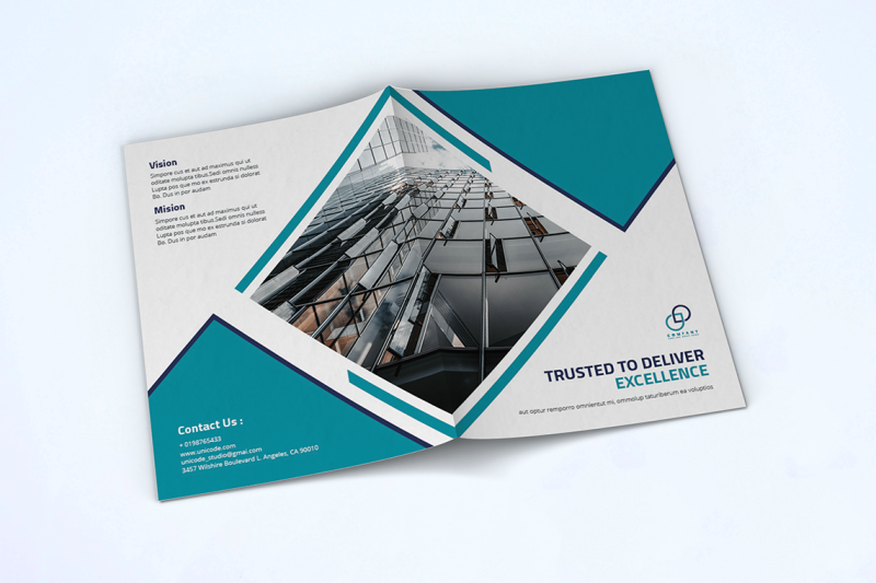 bifold-business-brochure-template