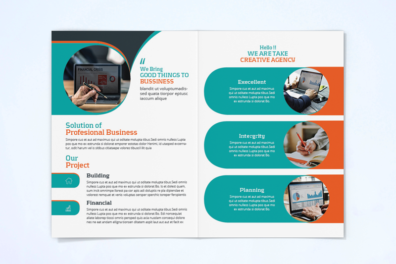 bifold-business-brochure-template