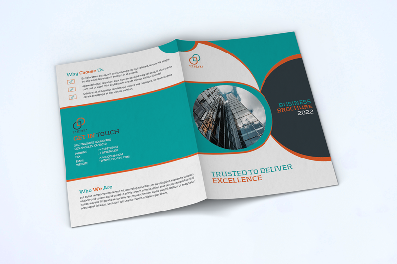 bifold-business-brochure-template