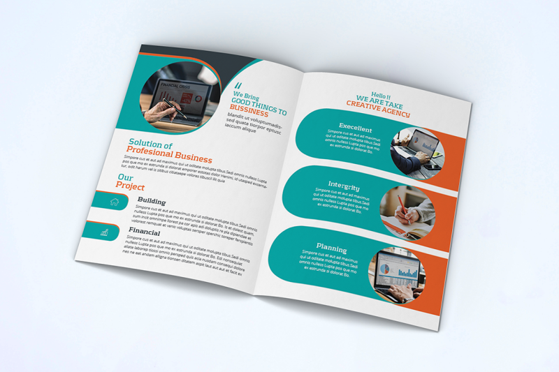 bifold-business-brochure-template