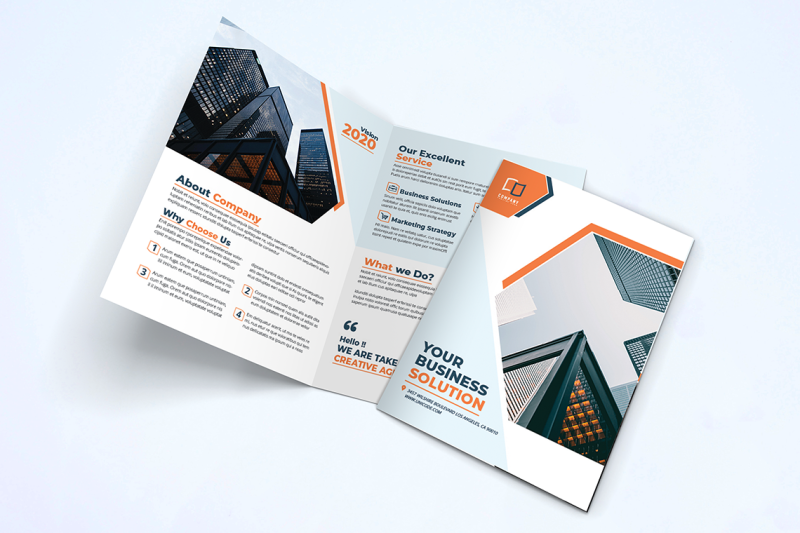 bifold-business-brochure-template