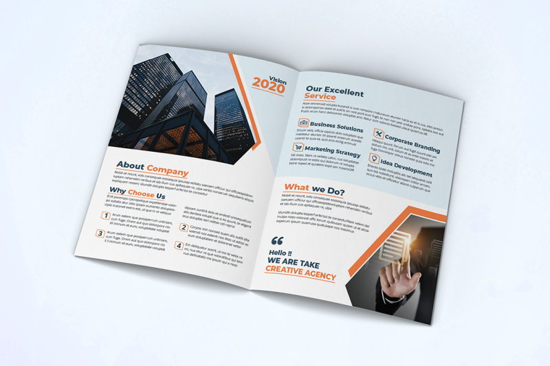 bifold-business-brochure-template