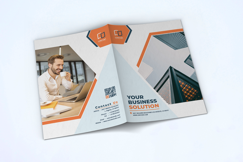 bifold-business-brochure-template