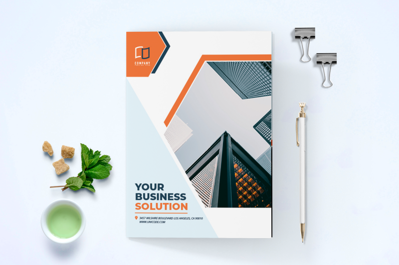 bifold-business-brochure-template