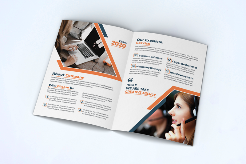 bifold-business-brochure-template