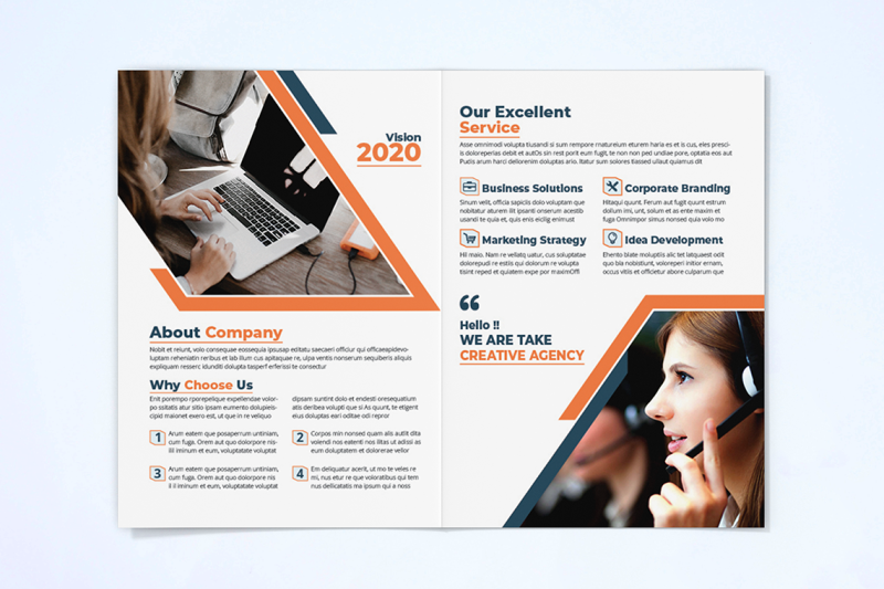 bifold-business-brochure-template